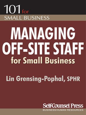 cover image of Managing Off-Site Staff for Small Business